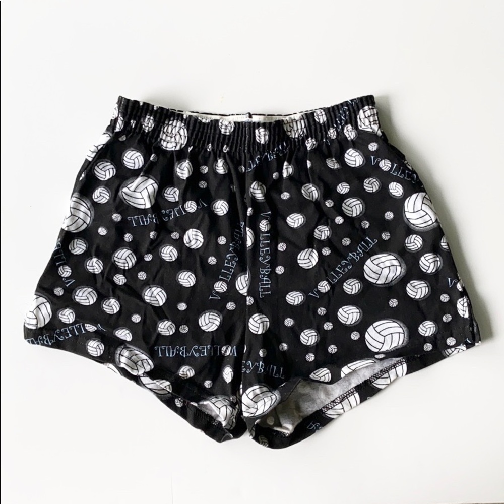 Black Volleyball Soffe Shorts